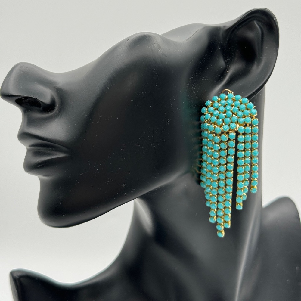 Turquoise Colored Drop Earrings